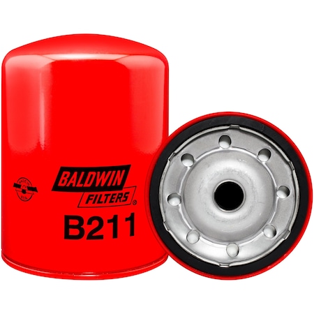 Baldwin Filters Hydraulic Filter, 4-1/4 x 5-27/32 In B211